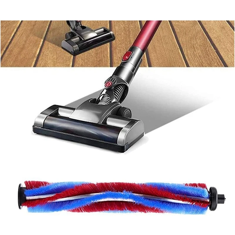 4 قطع من ملحقات استبدال فرشاة المكنسة الكهربائية اللاسلكية، مجموعة استبدال الفرشاة الرئيسية، أدوات التنظيف المنزلية-A07G