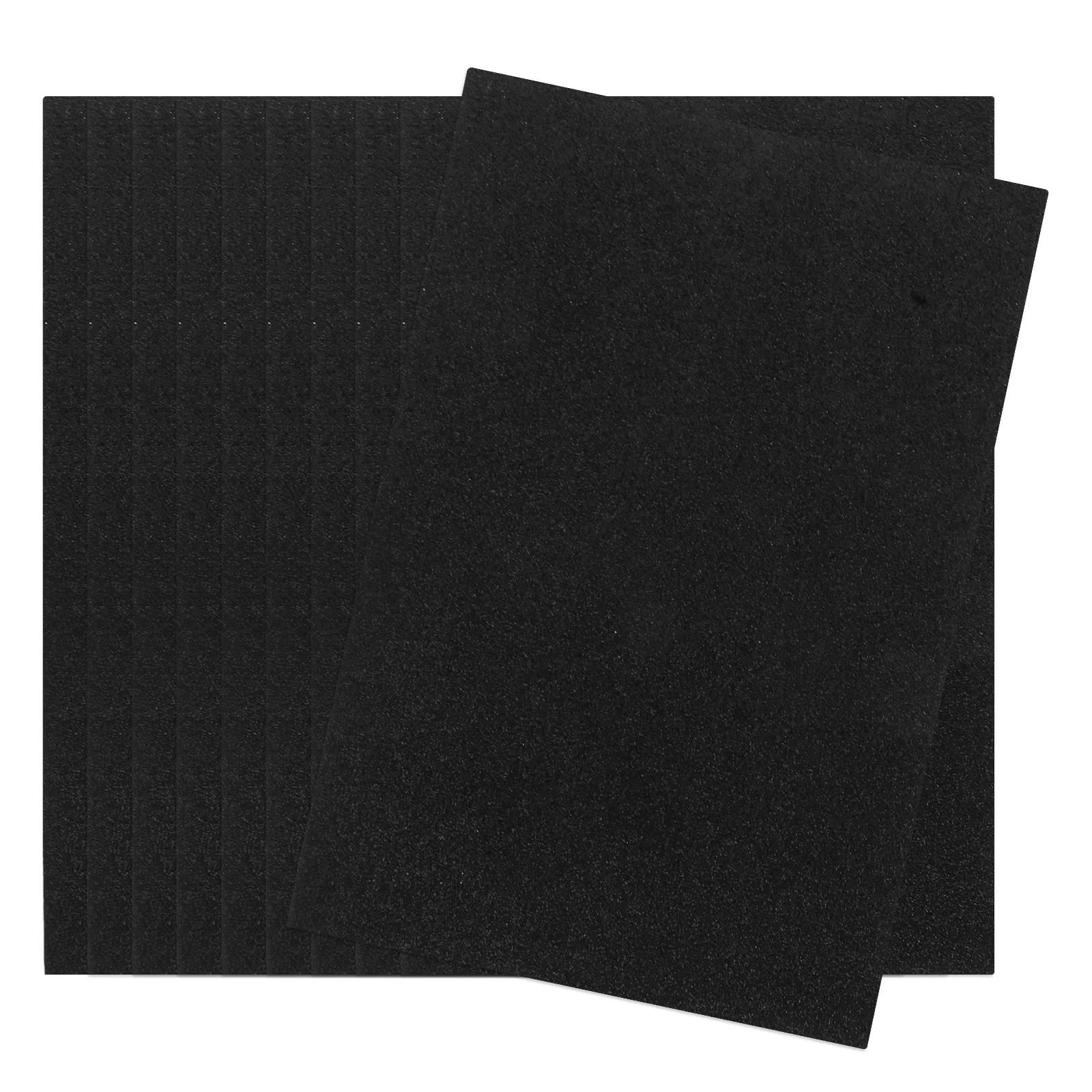 10 Pcs Flash Shimmer Cardstock A4 DIY Craft Sponge Papers Black Glitter Non-adhesive Multifunction Sheet