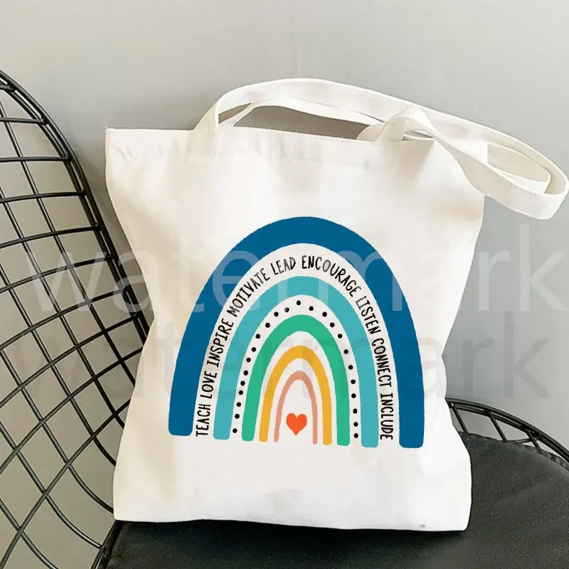 

Teacher Tote Bag Teacher Appreciation Bag Custom Teacher Thank You Holiday Gift End of Year Bag It Takes a Big Heart Tote bag