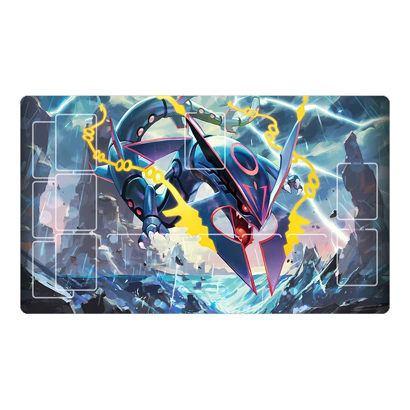 60*35*0.2cm PTCG Dedicated GAME Card Mat Battle Marnie Iono Charizard Mewtwo Gift Toy Anime Table Mat