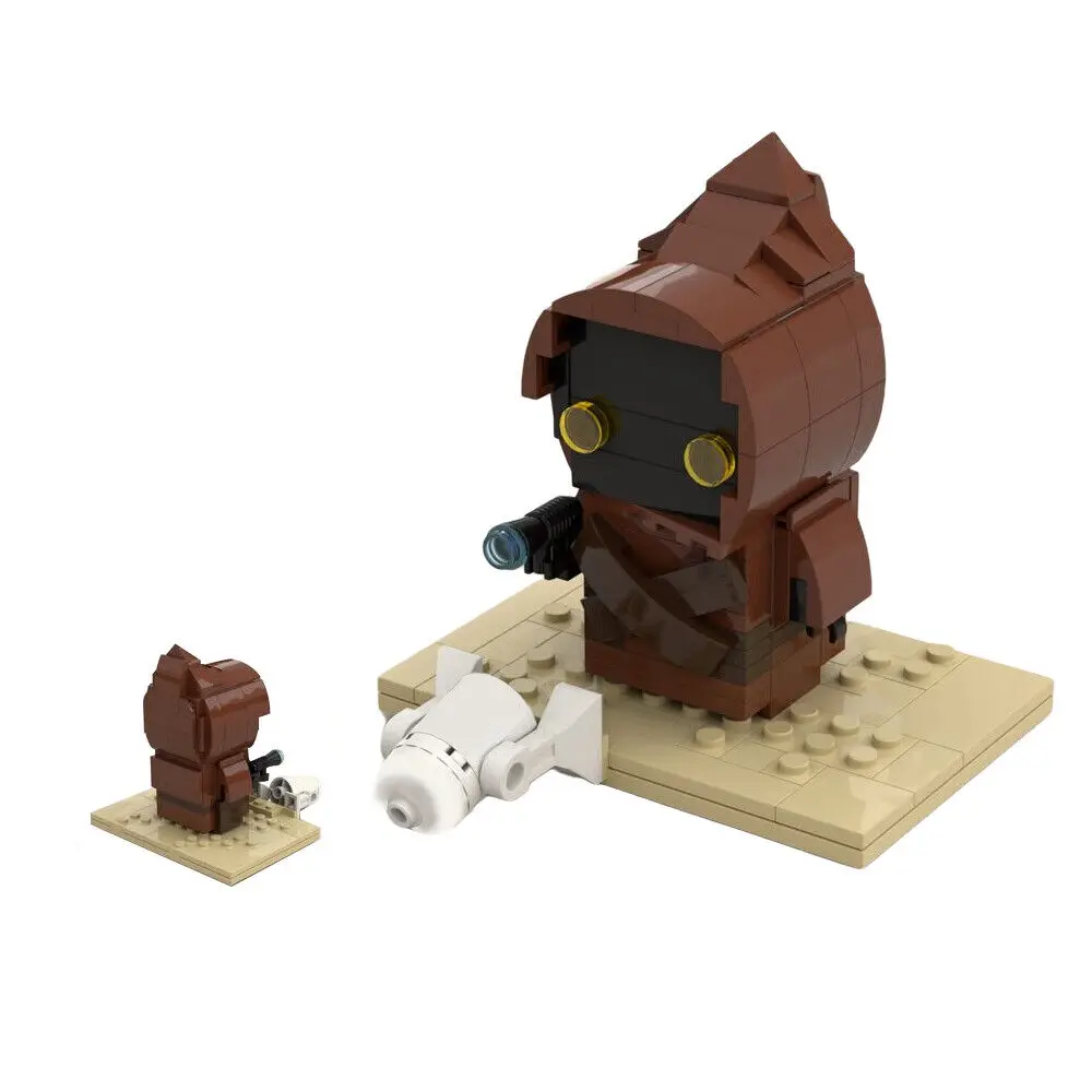 Conjunto de brinquedos Jawa Movie Character Building, Construção MOC, 147 Peças, 100% Compatível