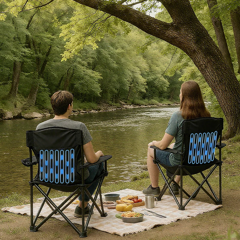 Krzesło kempingowe chłodzące z – Quality Outdoor Camping Chairs recenzja i cena