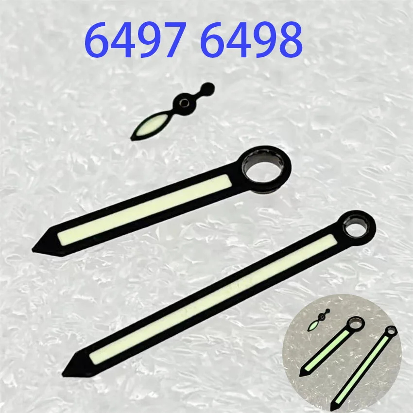 Luminous Watch Hands for 6497 6498 ST3600 ST3620 Movement Three Needle Pointers Watch Accessories