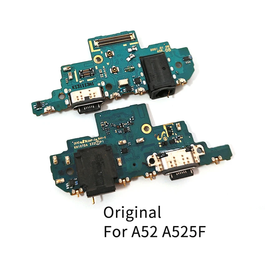 For Samsung Galaxy A52 A52s A525F A526B A528B USB Charging Board Dock Port Flex Cable Repair Parts