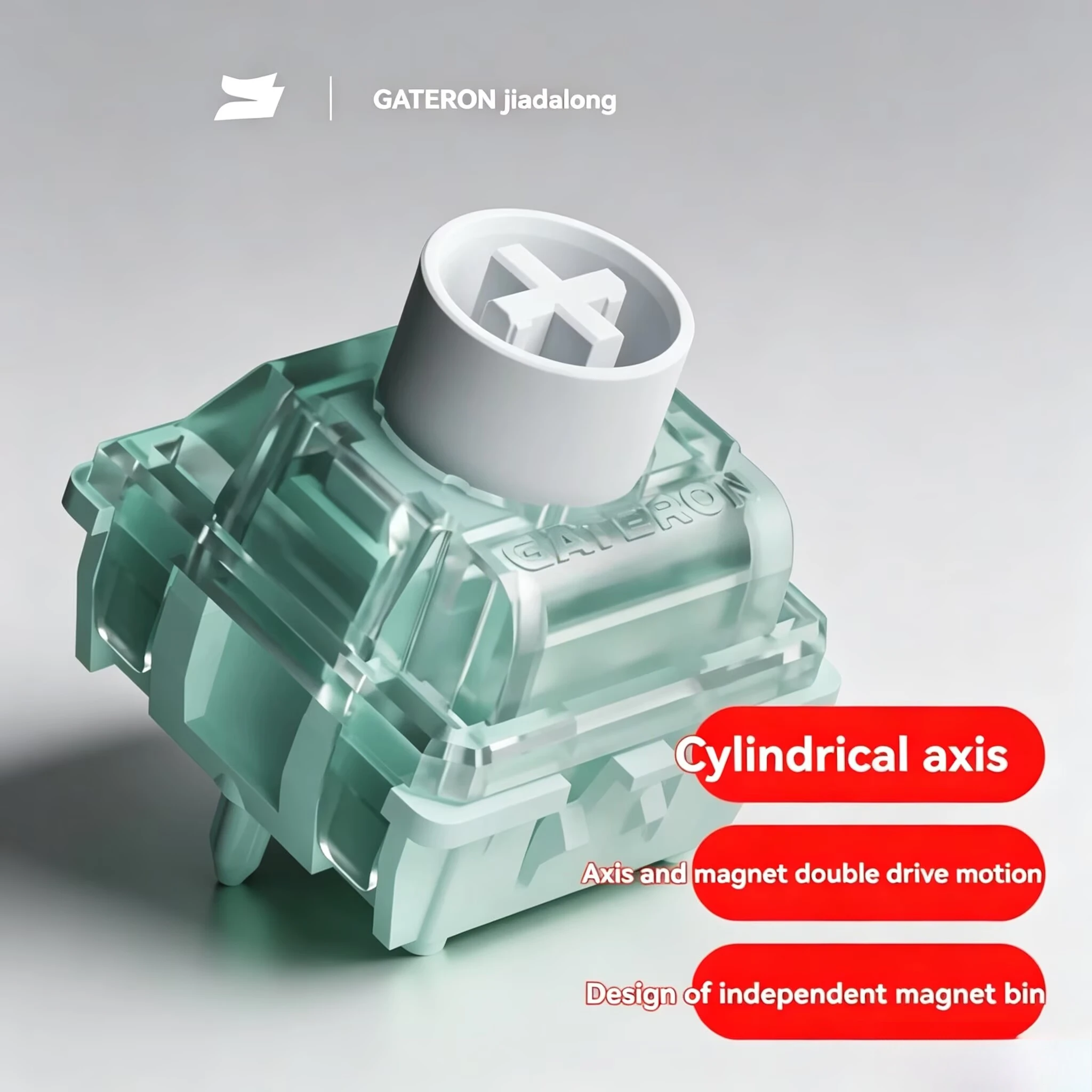 GATERON Magnetic Jade Ultra 3rd Gen Magnetic Switch Customize Adjustable Travel Factory Lubricated Mechanical Keyboard Accessory