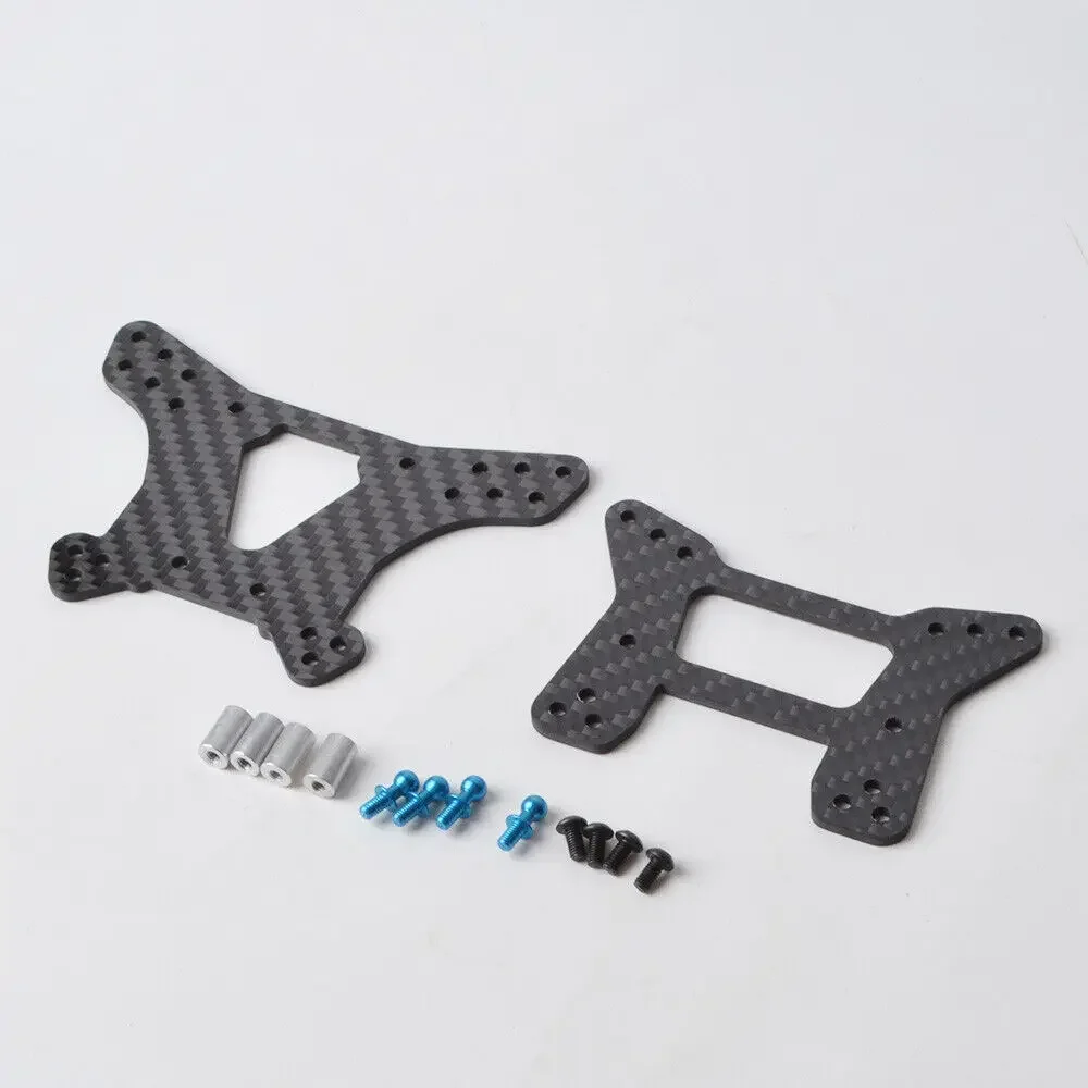 Shock Towers Front/Rear Carbon Damper Stay for Tamiya Top Force/ Top Force EVO. 2021 Chassis