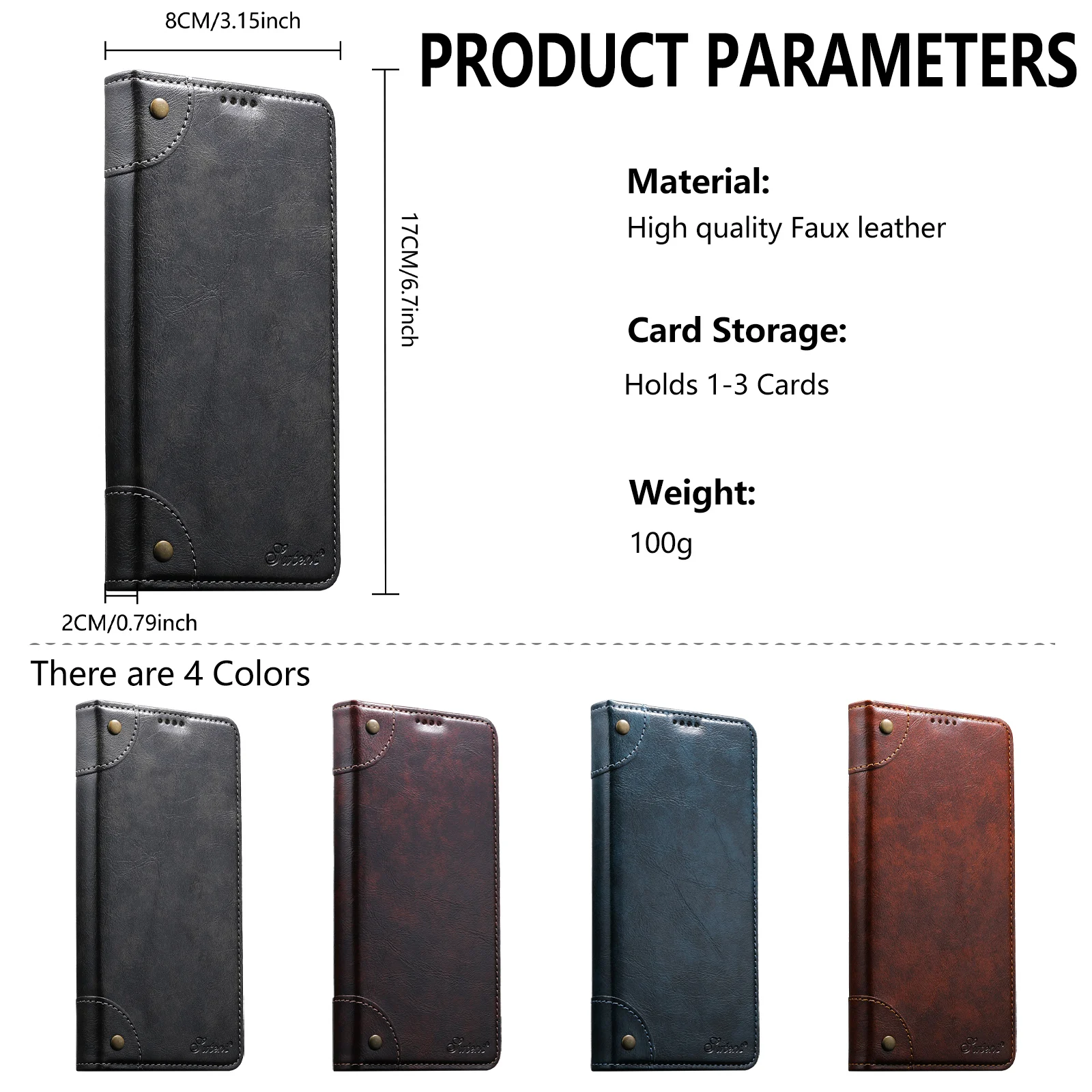 

Flip Leather Case For Samsung Galaxy S26 S25 S24 Ultra S25 Plus S24 S23 S22 5G Wallet Cover