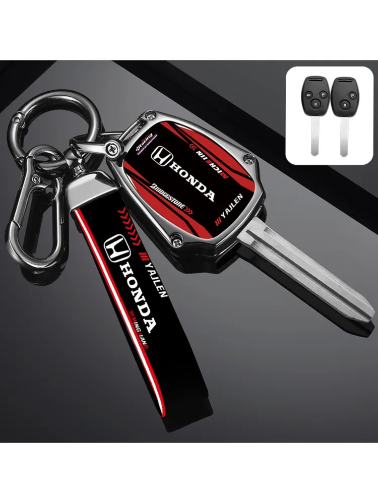 Coque de protection pour clé de voiture en alliage, pour HONDA Accord CRV Pilot Civic 2003 2007 2008 2009 2010 2011 2012 2013, accessoires de style automobile