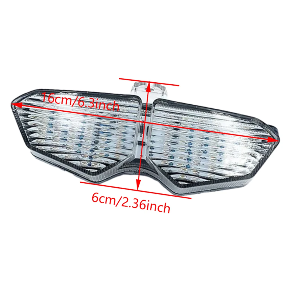 오토바이 후면 LED 후미등, 브레이크등, 방향 지시등, 야마하 YZF R6 2003 2004 2005 통합