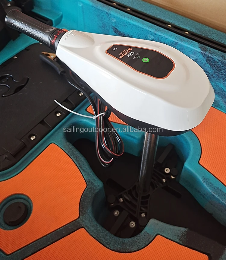 Imagem -03 - Kayak Hélice com Motor Elétrico em Vez Fin Sistema de Pedal Mão Outboard Motores Controladores Barco Elétrico Fixação de Peças