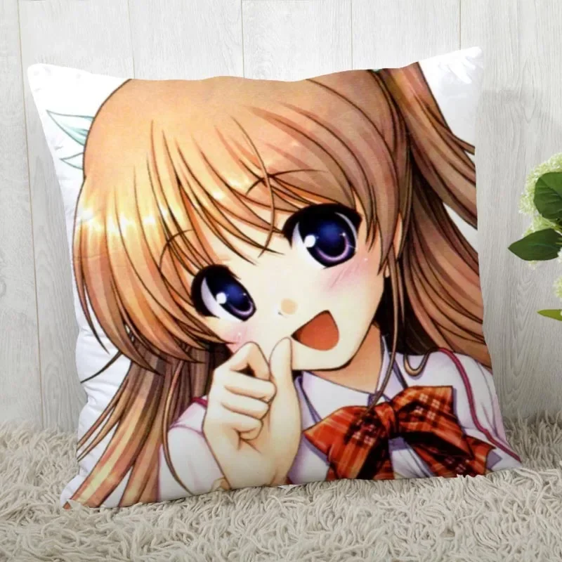 

Daitoshokan no Hitsujikai Pillow Cover Customize Pillowcase Modern Home Decorative Pillow Case For Living Room