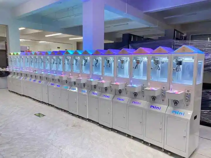 

Mega Mini Claw Machine with Bill Acceptor Coin Operated Games Metal Crane Skill Game Cheap Price for Fun