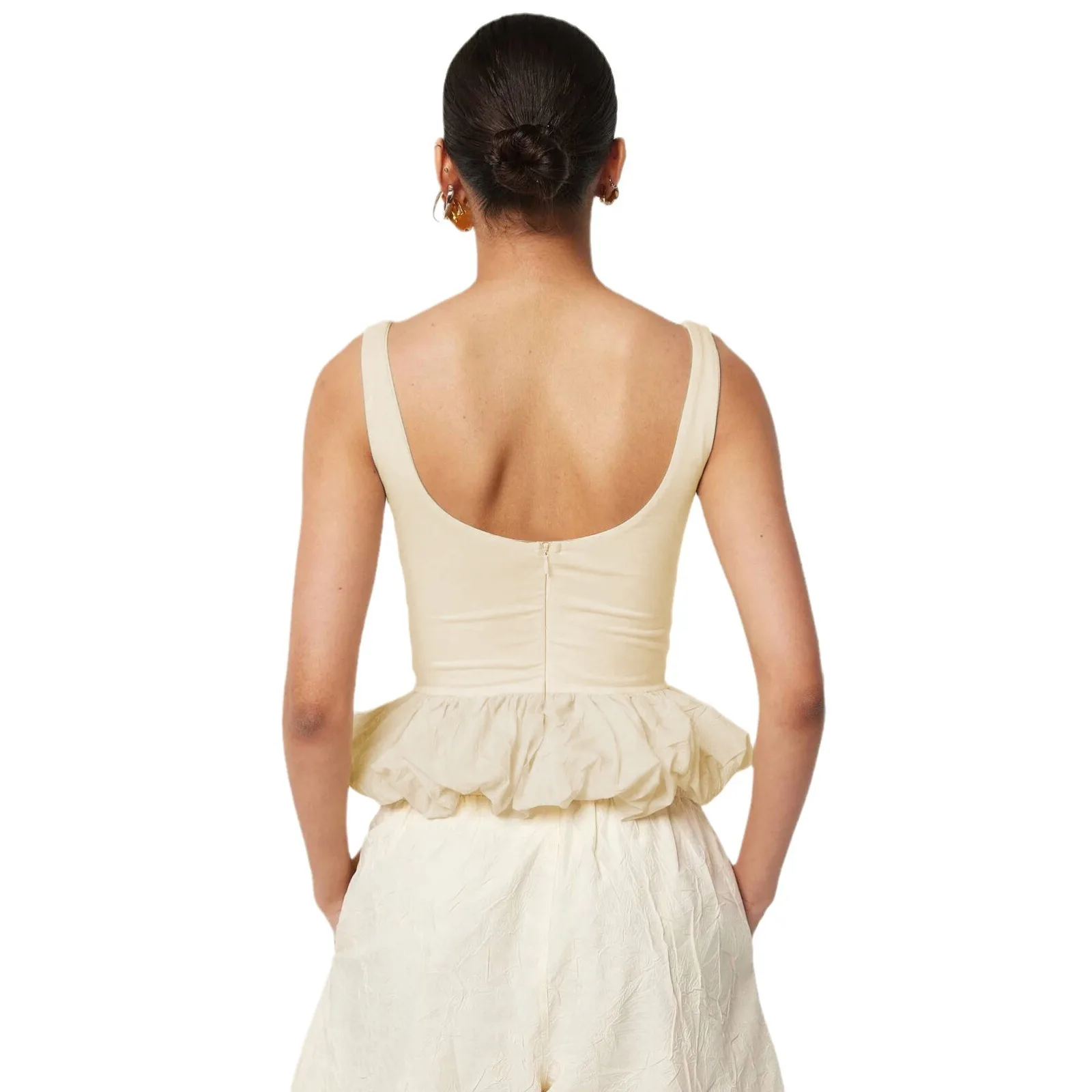 2025 ฤดูร้อนใหม่ผู้หญิงขายร้อนเสื้อ Spliced กับเสื้อยืดลําลองแฟชั่น