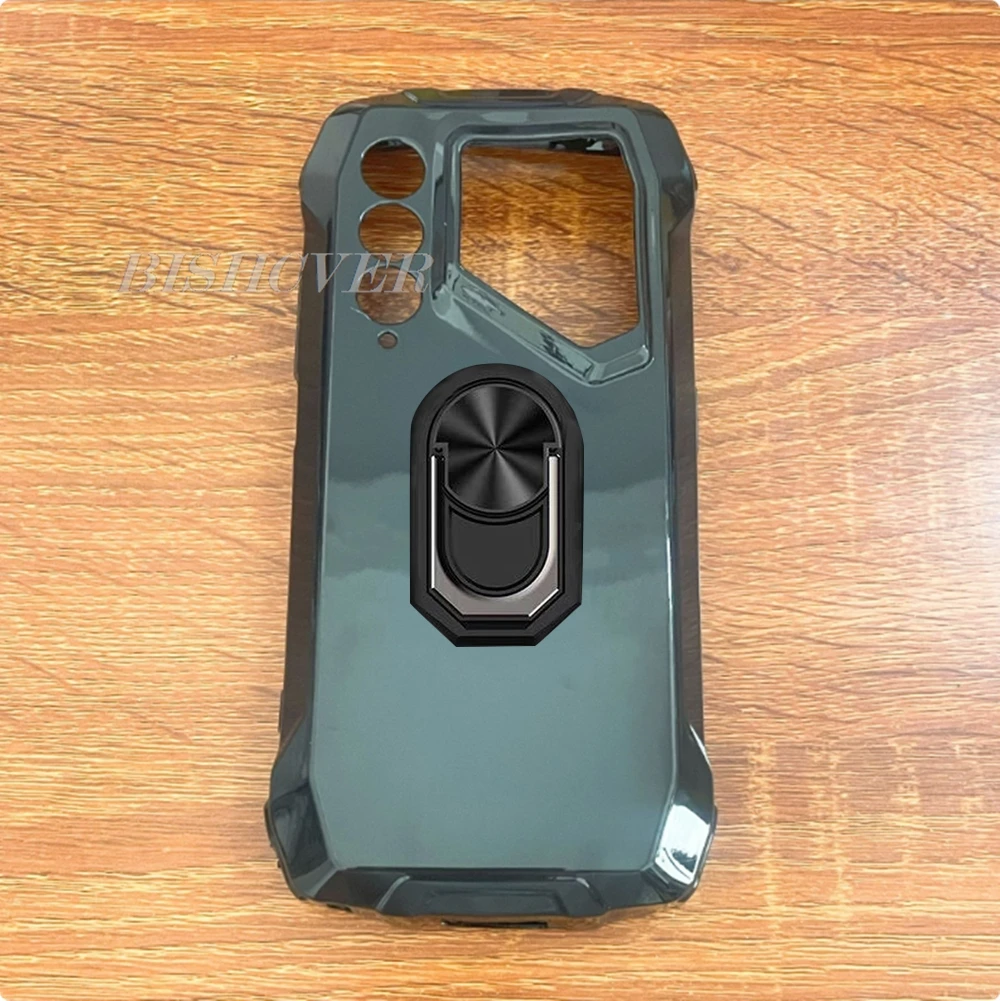 For Blackview Oscal Pilot 1 6.67" BlackviewOscalPilot1 Back Ring Holder Bracket Phone Case Smartphone TPU Soft Silicone Cover