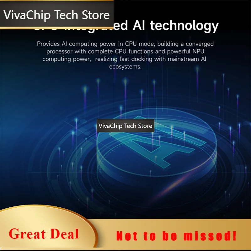 VivaCT-A03R For Orange Pi RV2 Development Board+Heat Sink RISC-V 2TOPS AI CPU Wifi BT5.0 M2 PCIE SSD Mini PC Support Ubuntu OS 4
