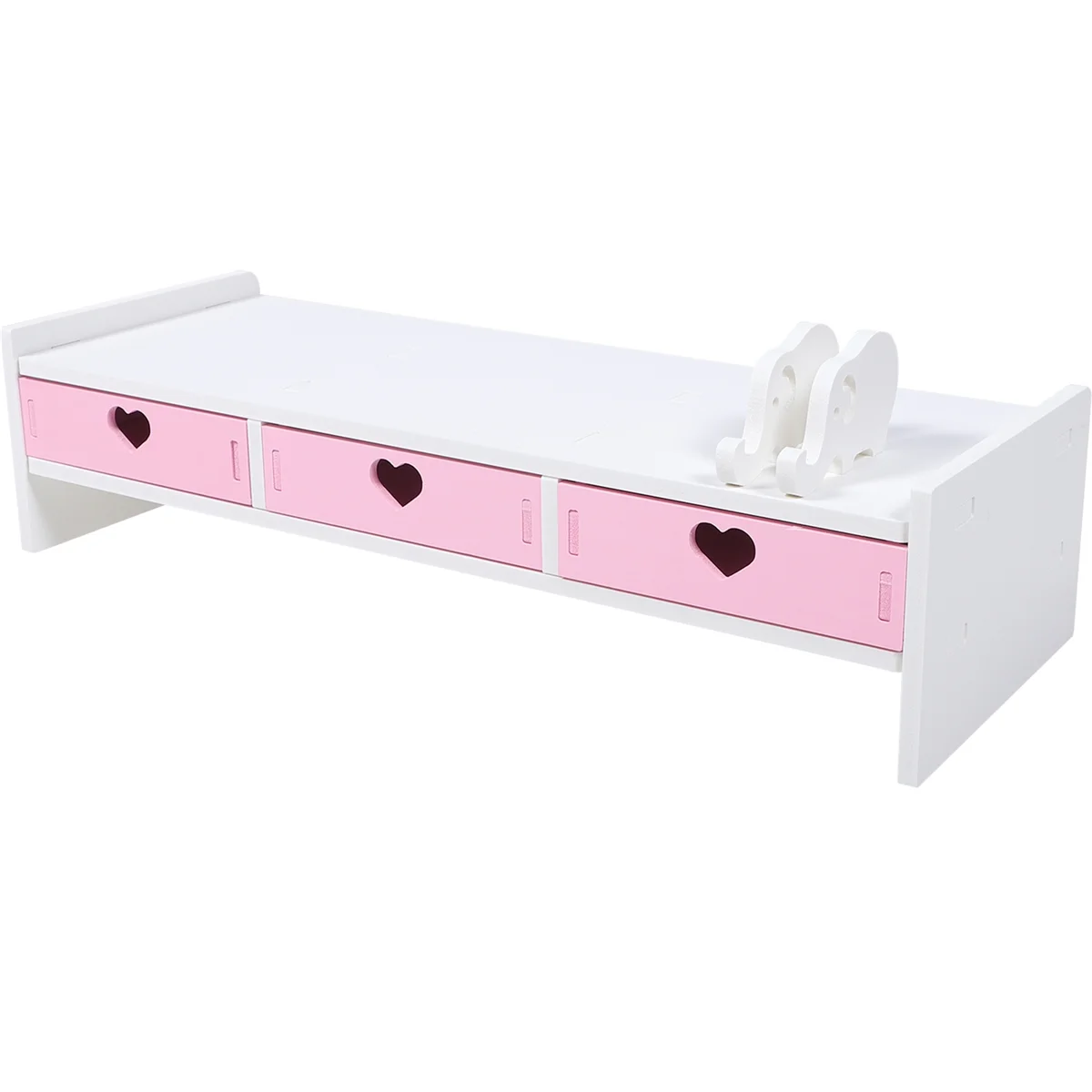 Laptop Monitor Stand Schreibtisch Top Organizer Regal Computer Bildschirm Riser erhöht Rack PVC Office Support Mount