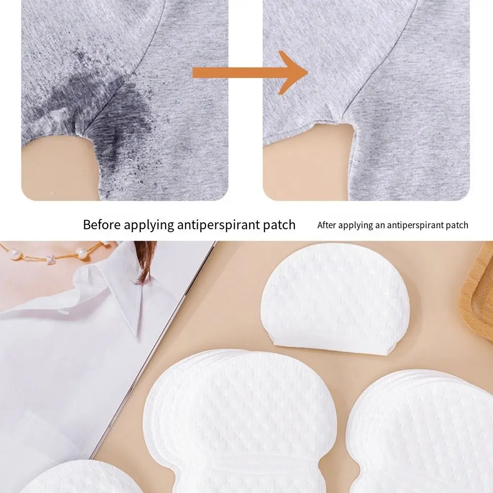 Waterproof Perspiration Deodorant Pads Sweat-absorb Stickers Underarm Cushion Clothes Underarm Sweat Pad Armpit Sweat Patches