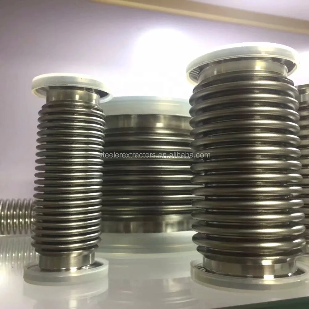 SS304 stainless steel   ISO100 bellows