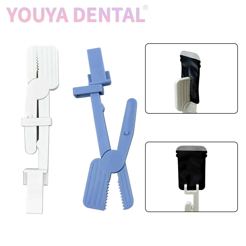 1Pcs Dental X-ray Film Holder Plastic Snap-On Radiograph Film Holder Dental Lab Consumables Accessories