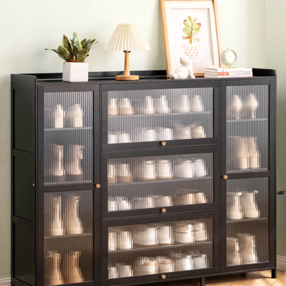 At the door of shoe cabinet,  large-capacity household shoe rack storage artifact saves space, and  solid