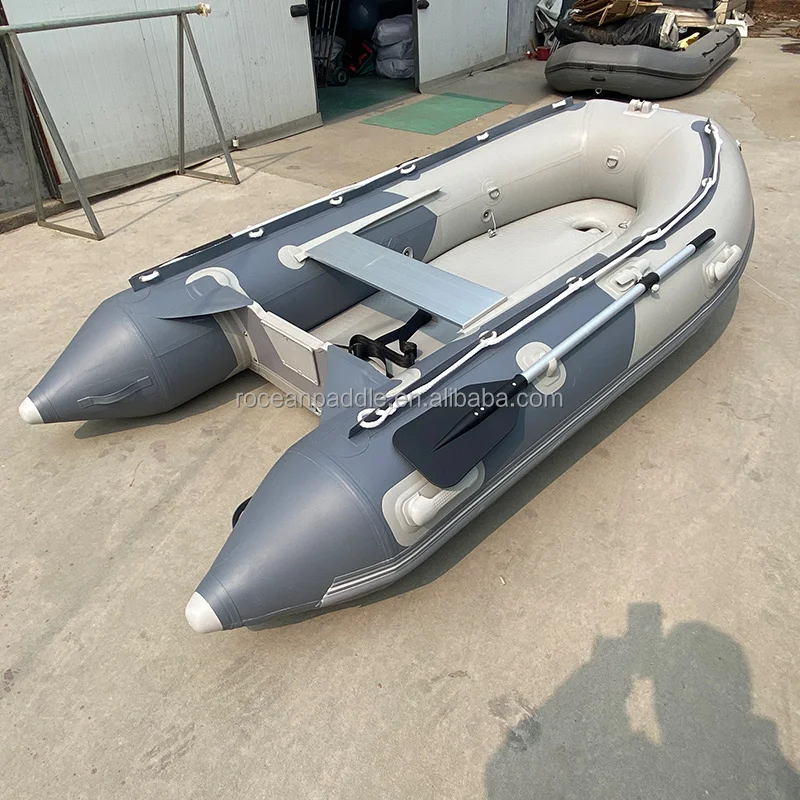 PVC or Hypalon Inflatable Dinghy Boat for Adults for Lake Rowing & Outboard Motor Use