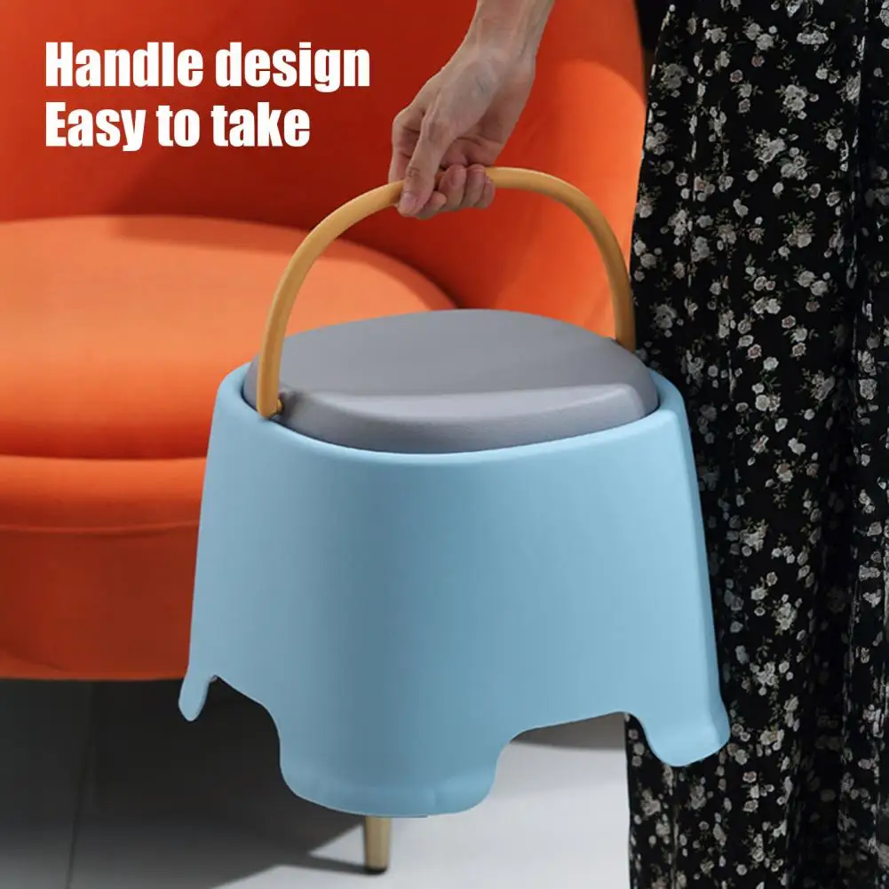 

Kids Step Stool Kids Low Stool with Handle Stackable Heavy Duty Non-slip Footstool Lightweight Step Stool for Home Bathroom