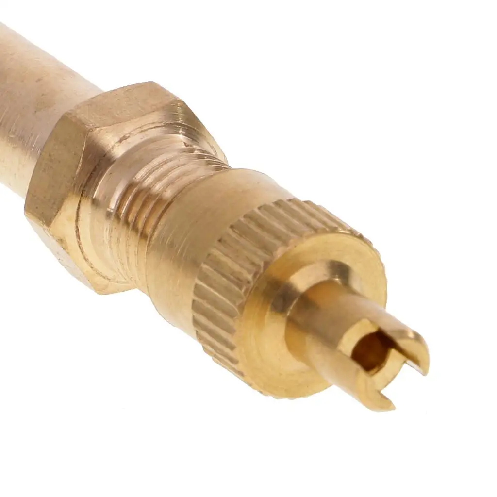 Copper Valve Stem Extension Rod Brass 100mm Air Inflation Tube for Bus Truck Passenger Car Tire Repair