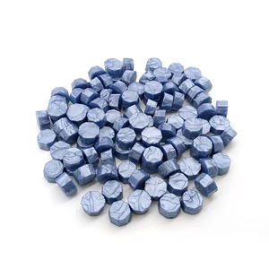 Buntes metallisches Goldener Wachssiegel, Makaroon -Wachs -Granulat, DIY -Gegenwart, Hochzeitseinladung, altes Scrapbooking, 100pcs Hauptverkäufe des Hauptboss -Boss -Gürtels - №6