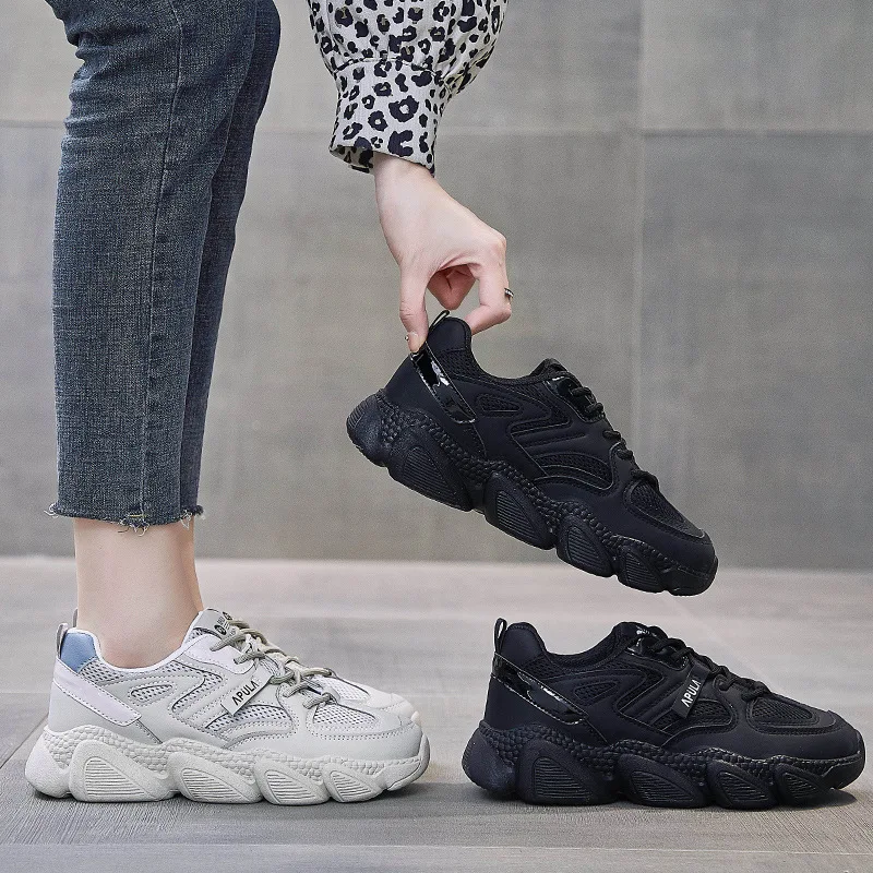 Spring & Summer Women And Girls  Shoes Fashion Breathable Female Sneakers Sports Casual Size 35-40