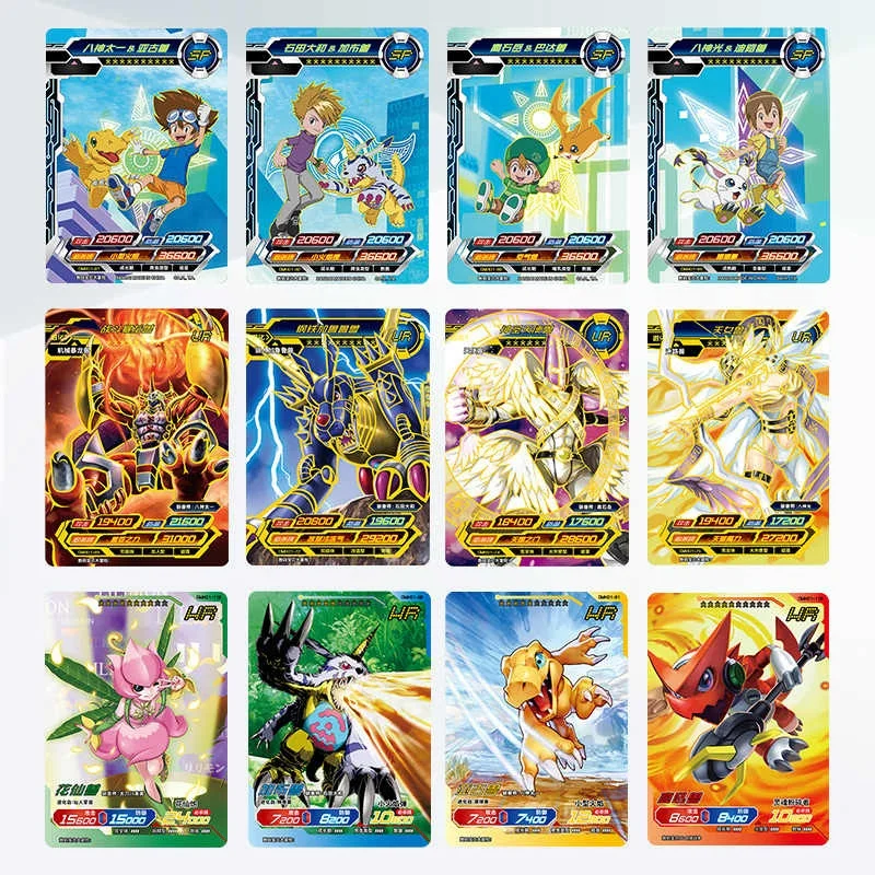 Kayou بطاقات الوحش الرقمية Digimon جمع بطاقة مغامرة بطاقة التداول الأسطوري Tyrannosaurus ريكس أنيمي الطرفية الهدايا ل