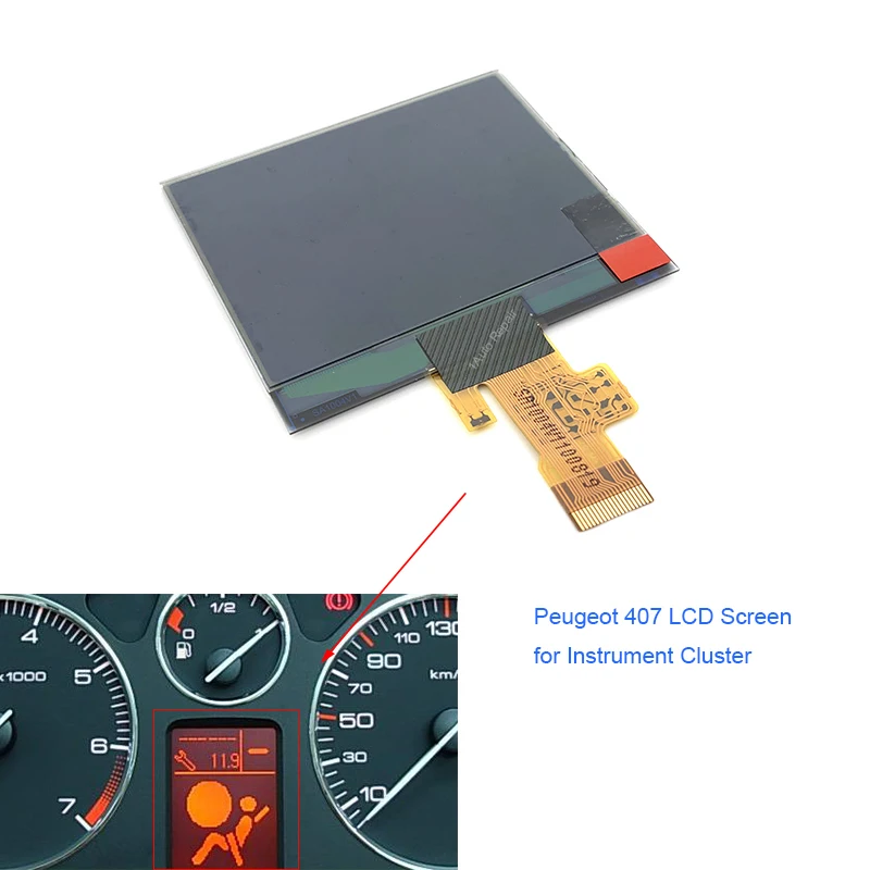 

ЖК-дисплей для Peugeot 407 407SW HDI, пара приборных панелей, ремонт пикселей, быстрая доставка