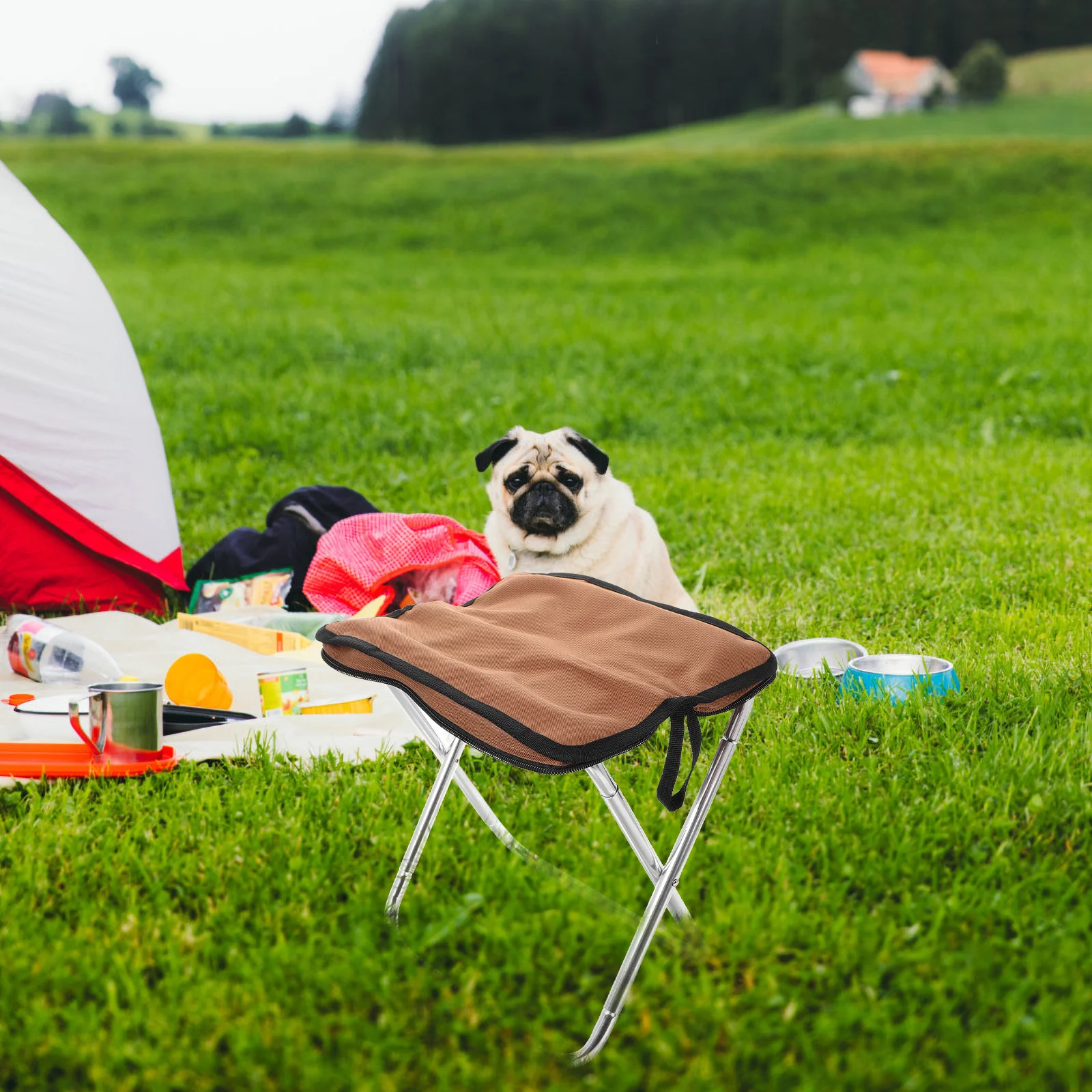 

Collapsible Camping Stool Ultralight Foldable Compact Portable Seat for Outdoor Fishing Picnic Bbq Hiking Travel