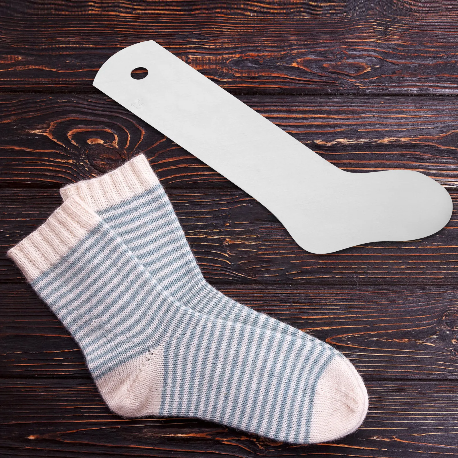 2Pcs Sock Board Aluminum Heat Press Sublimation DIY Sock Jig Tool for Printing Transfer Socks Straight Press Plates