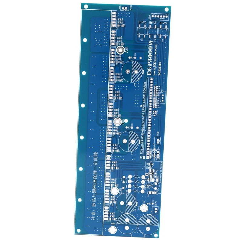 1 Pcs EGP3000W Three-Phase Inverter Pure Sine Wave Power Board PCB Empty Board EG8030 For DIY