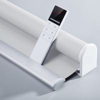 TIPIACE-Customized Roller Blinds Rechargeable Battery Motor Blackout, Google Home Alexa Compatible Via Broadlink,window Shades