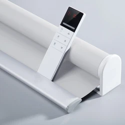 TIPIACE-Smart Electric Blackout Roller Blinds for Windows with Remote, Google Home Alexa Compatible Via hub Customized Size
