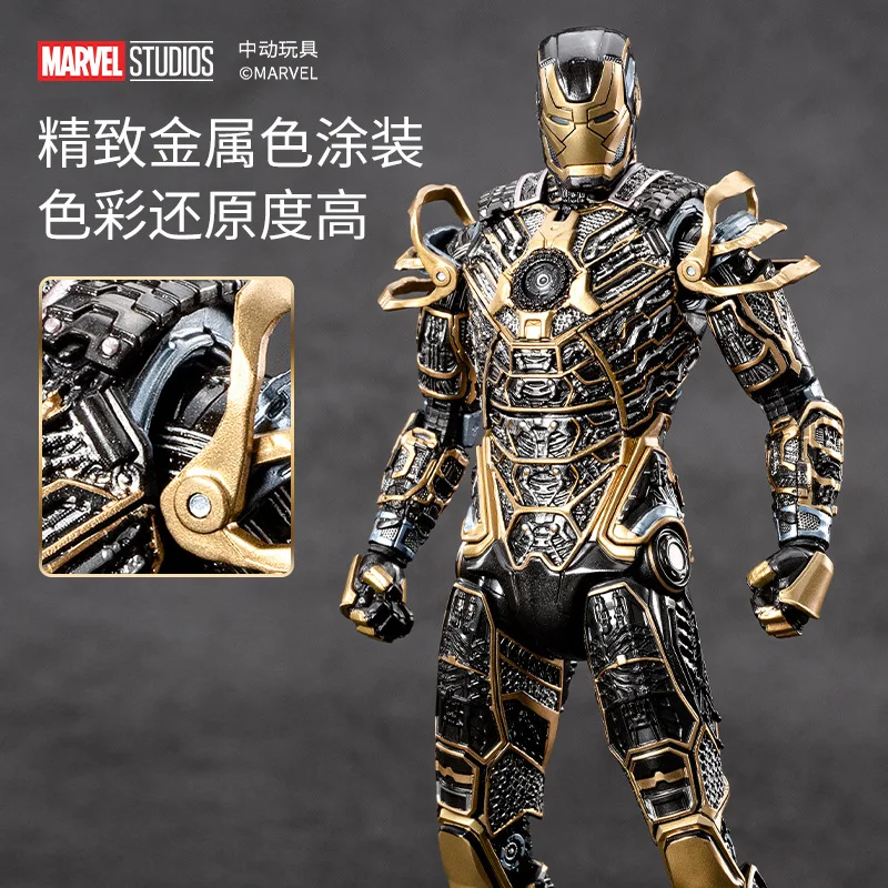 Zd Toys New Product Iron Man Series Joint Movable Mk1 Mk41 Mk16 Mk4 Mk22 Mk24 Mk35 Mk47   Movie Action Figure 18cm Mark Dolls