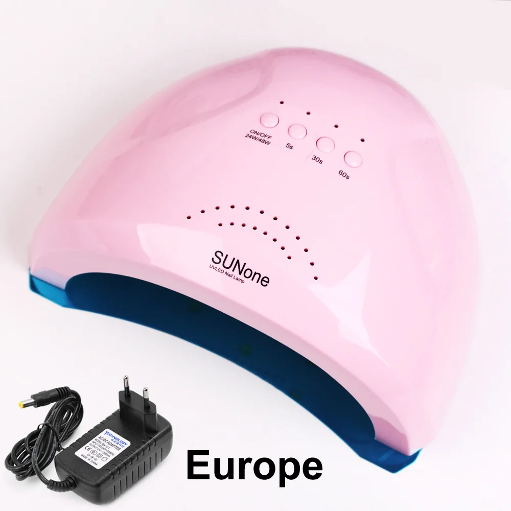 プロのマニキュアキット,UVランプ付きネイルサロン用電気キット,LEDまたは充電式,48W