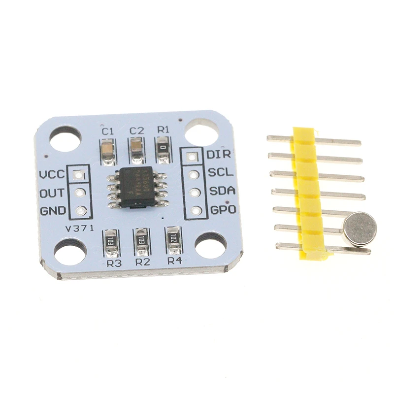 AS5600 Magnetische Encoder Magnetische Inductie Hoek Meting Sensor Module 12bit Hoge Precisie