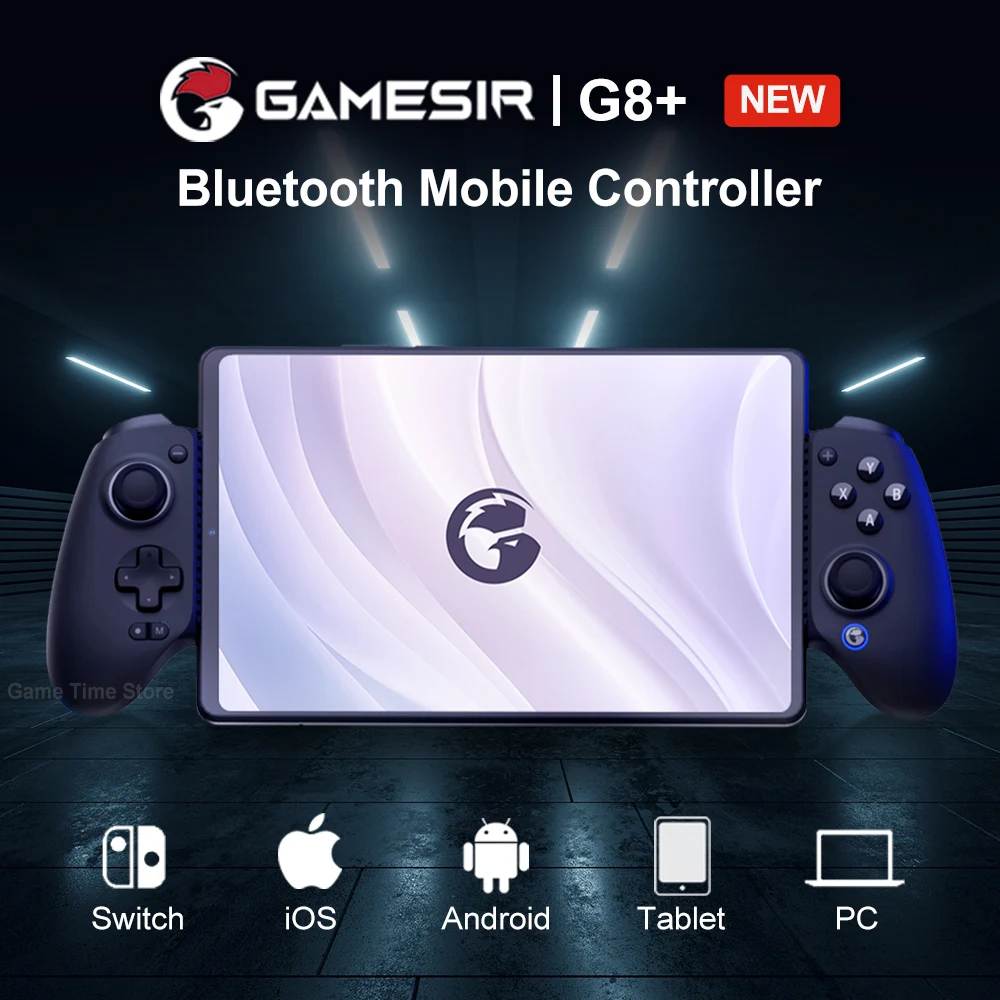 

Мобильный Bluetooth геймпад Gamesir G8 Plus для Nintendo Switch, планшетных ПК, Android и iOS, с вибрационным мотором и 6-осевым гироскопом