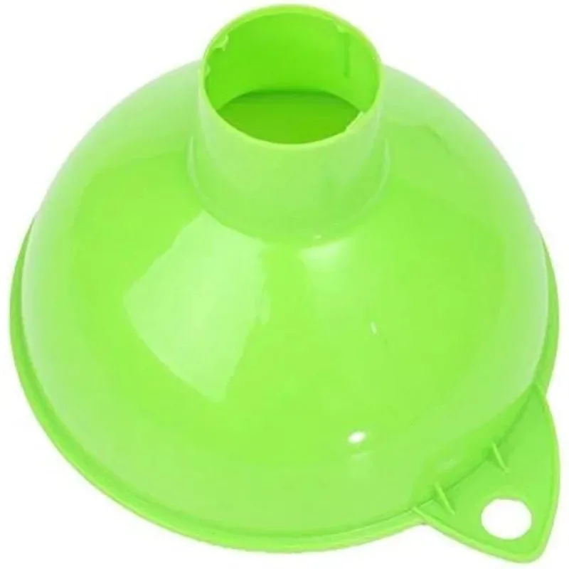 1pcs Mouth Plastic Funnel, Food Grade PP Kitchen Oil Leak, Used for Oil, Water, Gasoline, Household Appliances, Kitchen and Bar