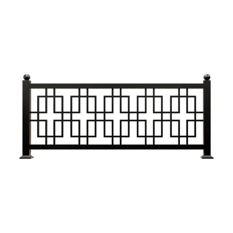 Valla de hierro forjado para exteriores, nueva valla de acero galvanizado estilo chino para patio, barandilla de estilo europeo para trepar.