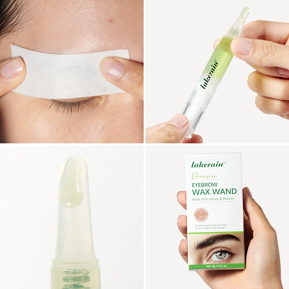 Wenkbrauw Wax Wand Set Langdurige Zachte Formule Wenkbrauw Gemakkelijk Diy Salon Schoonheid Wenkbrauw Waxen Thuis Voor Alle Huidtypes