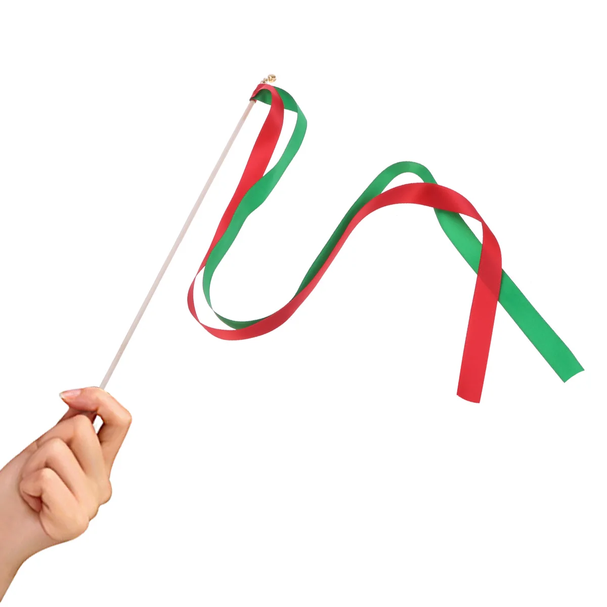 

12 Pcs Fairy Stick Props Wedding Colorful European Style Streamer Bamboo Wish