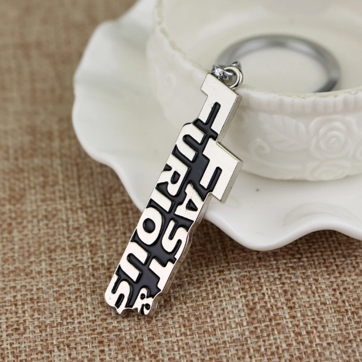 Fast and Furious Keychain Letter Text Pendent Metal Keyring Gift For Man Woman Chaveiro Accessory Jewelry Gift view 4