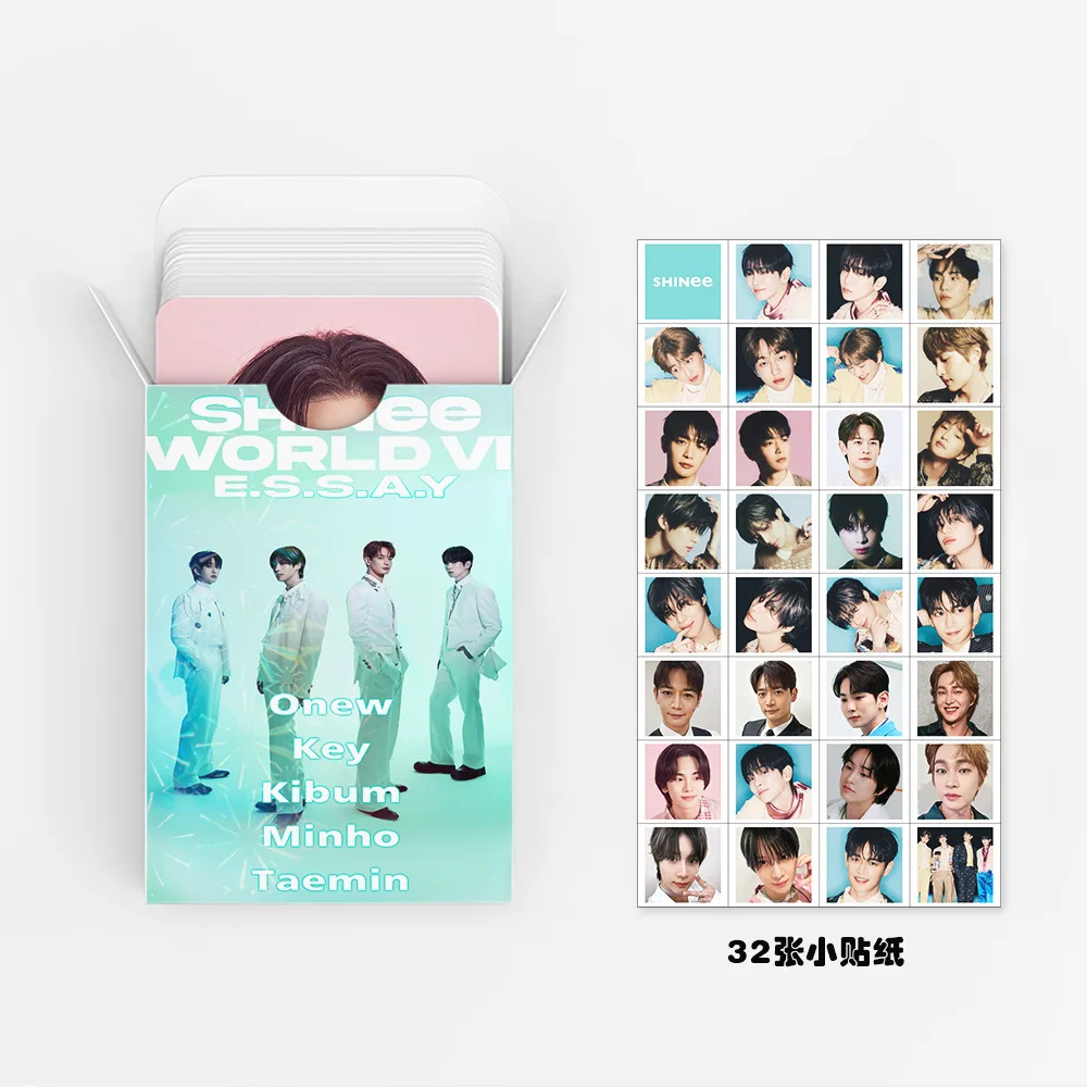 92 بطاقة صغيرة SHINEE ألبوم جديد شاعر l بطاقة صور المشاهير الطرفية بطاقة LOMO