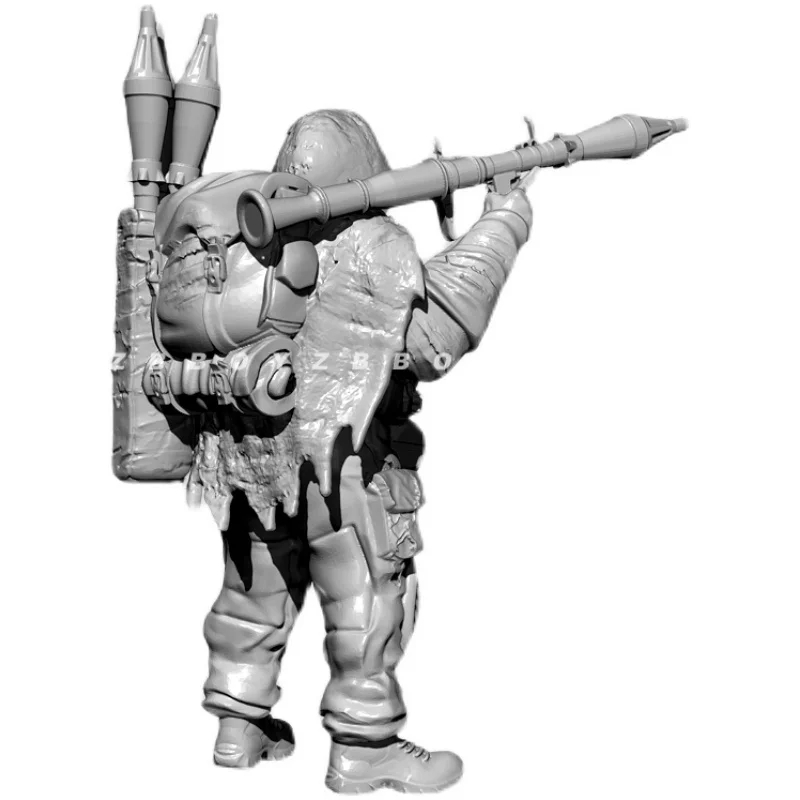 Kits de maquettes en résine de 50mm, figurine incolore à assembler soi-même (soldat en résine) 1/35 TD-3494