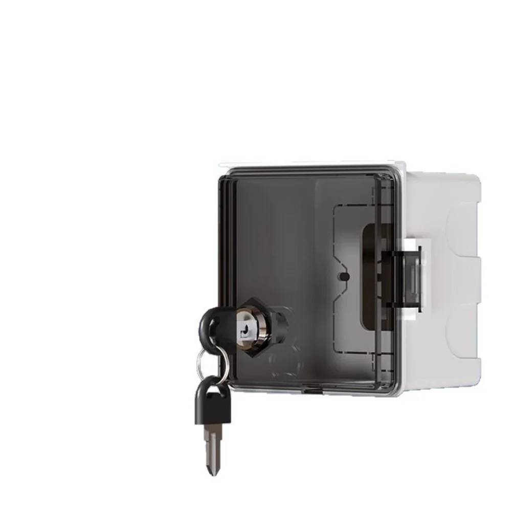 Outdoor Socket Box 86-Type Electric Vehicle Charging Socket Lock Box Electric Waterproof Cover