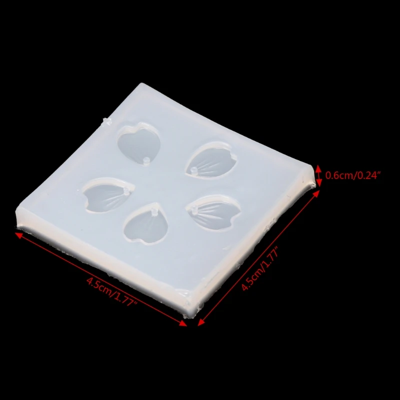 

652F Silicone Mold Cherry Blossom Petal Pendant Mold For DIY Handwork Jewelry Finding