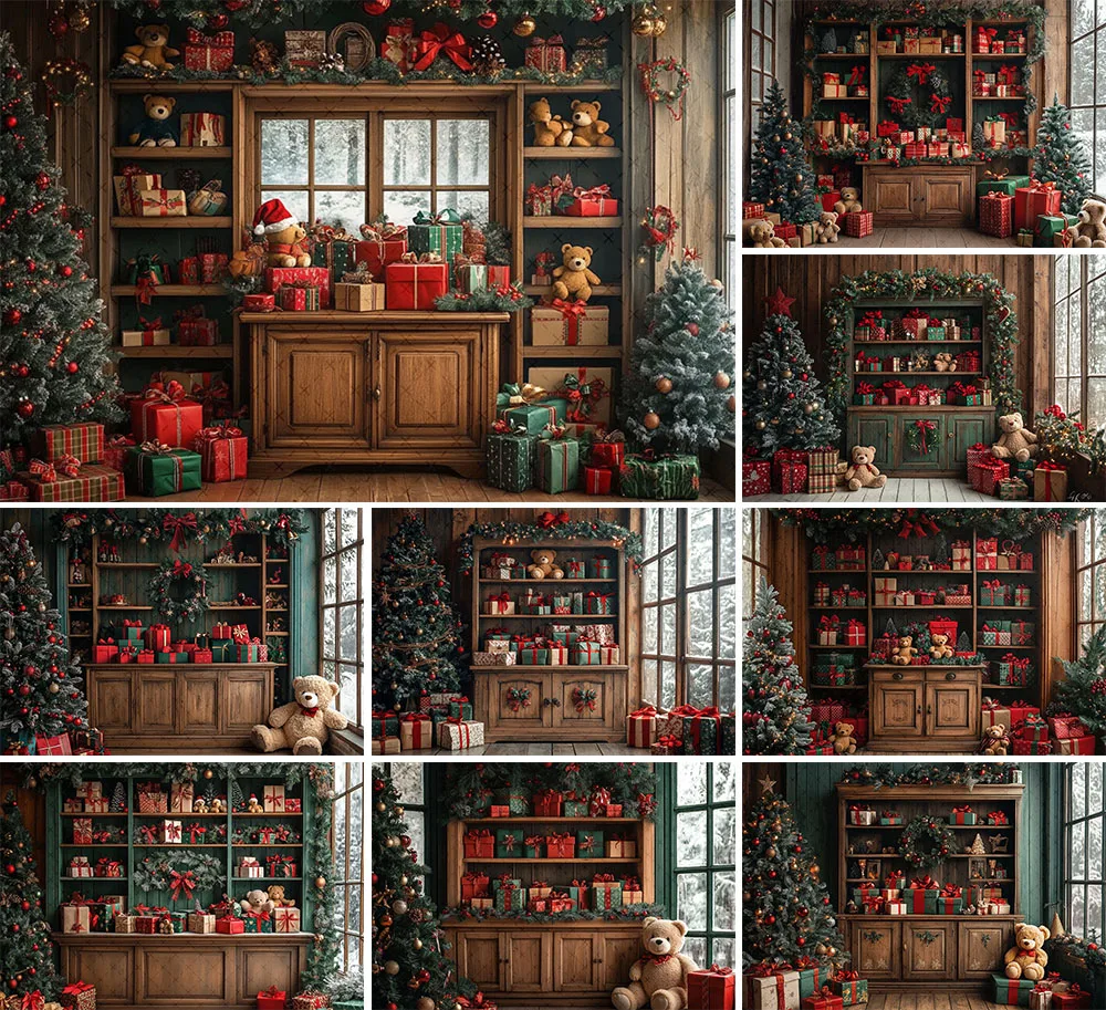 mehofond-fotografia-fundo-natal-armarios-internos-urso-presentes-arvore-de-natal-criancas-familia-retrato-decoracao-pano-de-fundo-estudio-foto